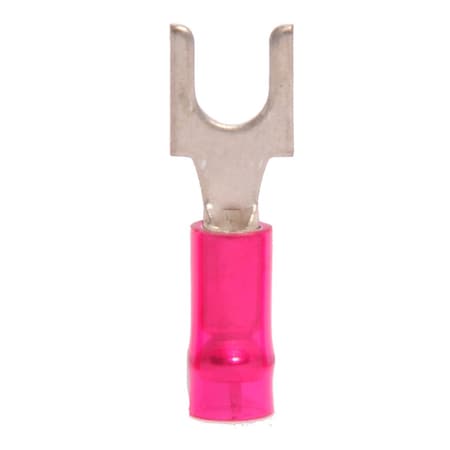 Hillsdale Terminal Fork Terminal, #8 Stud Size, 18 AWG, 600 V, Nylon Insulated, 500 PK 30062